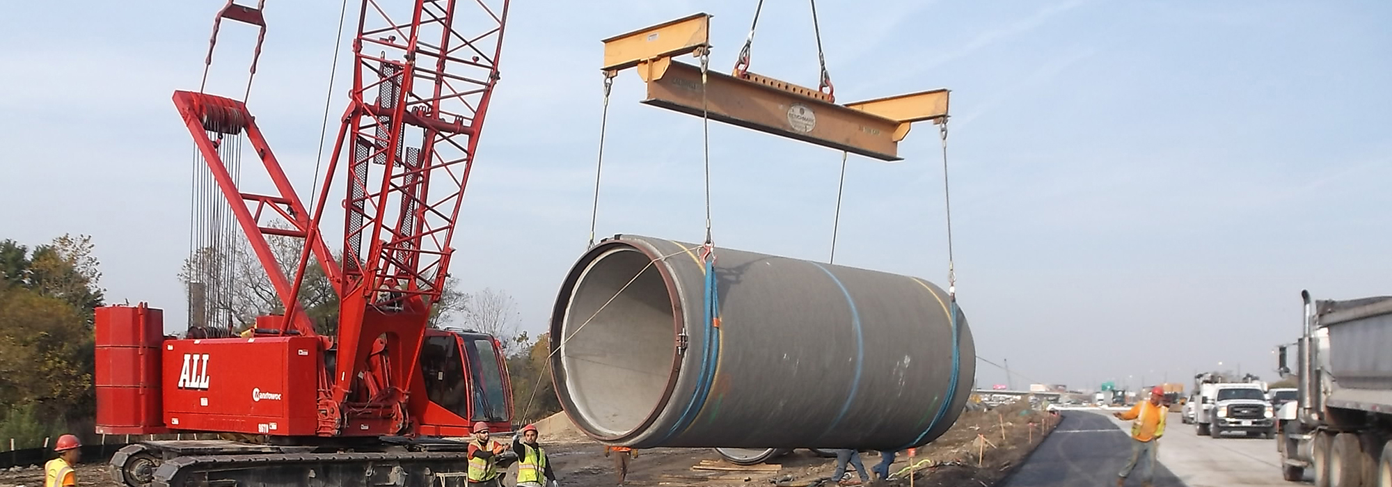 Construction 90-Inch Hot Tap Header